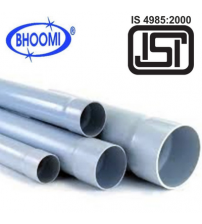 Bhoomi ISI PVC Pipe 2 inch 4 Kgf / cm2